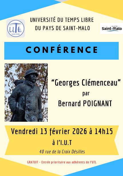 Vendredi 13 février 2026 - Conférence